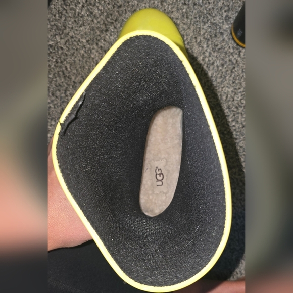 UGG Boots  Sienna Rain Mid Calf Waterproof Yellow Womens size US 8/mens Size 6 - Picture 14 of 14